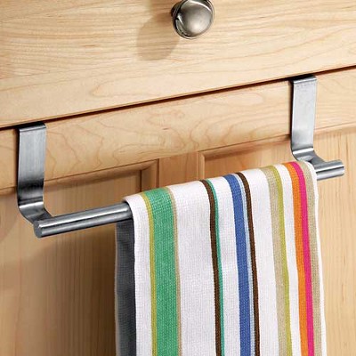 InterDesign 29450 Over The Cabinet Towel Bar, Stainless Steel
