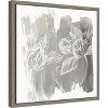 Amanti Art Water Wash II Neutral (Floral) by Sue Schlabach Canvas Wall Art Print Framed 16-in. x 16-in. - 3 of 4