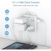 USB Wall Charger, Surge Protector Outlet Extender, Outlet Splitter with USB C Charger Block, 8 AC Multiple Power Splitter Surge Protector for Home - 4 of 4