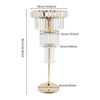 YIYIBYUS Wedding Flower Stand with LED, 4 Tier Acrylic Flower Stand - 4 of 4
