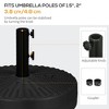 MOEPISY Fillable Umbrella Base with Steel Umbrella Holder - 4 of 4