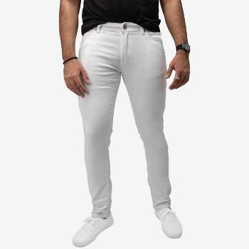 X Ray Men's Slim-fit Stretch Twill Cargo Pants In White Size 42x32 : Target