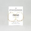 ETHIC GOODS Women's Morse Code Seed Bead Earring [FRIEND] - image 2 of 4