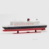 Old Modern Handicrafts Queen Mary II Cruise Ship Model 40 Inch Handcrafted with 1000+ Windows & Details - 2 of 4