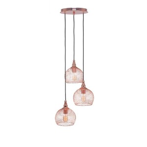 Toltec Lighting Plexus 3 - Light Pendant in  Copper - 1 of 1