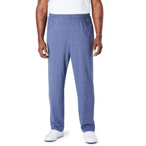 KingSize Lightweight Jersey Open Bottom Sweatpants - 1 of 4