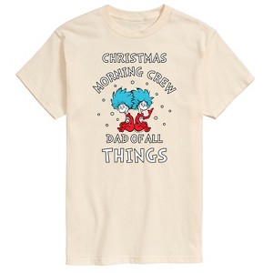 Men's - The Cat in the Hat - Christmas Morning Crew Dad Short Sleeve Graphic T-Shirt - 1 of 4