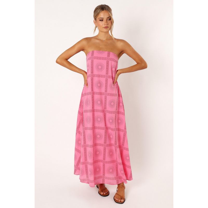Petal and Pup Womens Soph Strapless Maxi Dress, 1 of 7