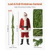 Faux Norfolk Christmas Garland 6Ft Artificial Greenery Xmas Decor for Fireplace - 3 of 4