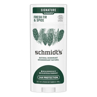 Schmidt's Fir + Spice Aluminum-Free Natural Deodorant Stick - 2.65oz