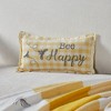 Buzzy Bees Bee Happy Pillow 7x13 Vhc Brands - 4 of 4