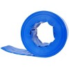 Syemin Drip Irrigation 50Ft Pool Backwash Hose, Heavy Duty Reinforced PVC Lay Flat Water Discharge Hose for Swimming Pool Filter Pump, Blue, 3"*3"*3" - 2 of 4