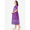 Only Necessities Plus Size Crinkle Cotton Lounger - 4 of 4