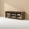 GlasFlength TV Stands and Consoles Entertainment Center with Open Shelves and Cable Management for Living Room, Brown, 15.5"*70"*23" - 2 of 4