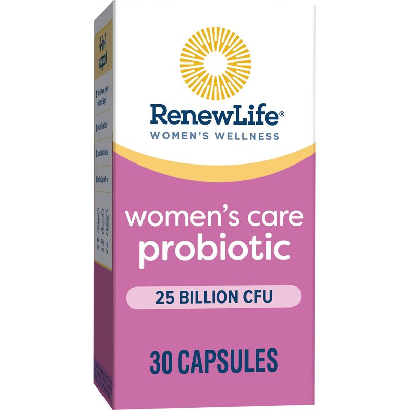 Renew Life Ultimate Flora Probiotic Womens Care Vegetarian Capsules, 1 of 10