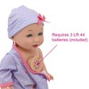 New Adventures Little Darlings: 12" Talking Playtime Doll - Purple - 3 of 4