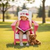 Hyleory Kids’ Outdoor Adirondack Chair Set – Foldable HDPE Children’s Lawn Chairs (2-Piece) - 2 of 4