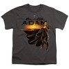 Boys' Short Sleeve Black Adam Black Adam Logo With Character T-Shirt - 2 of 4