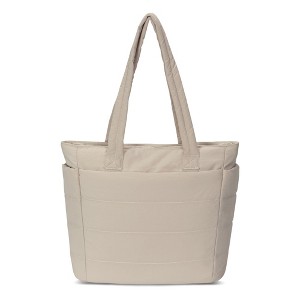 Hynes Eagle Travel  20L Puffy Tote-Beige - 1 of 4