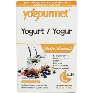 Yogourmet Yogurt Starter 6 Pkts - 1 of 2