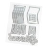 American Crafts Flags And Frills Metal Die Set-6/Pkg - 3 of 4