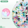 Unique Bargains PVC Durable Lightweight Sequin Embellishments 1200 Pcs - 3 of 4