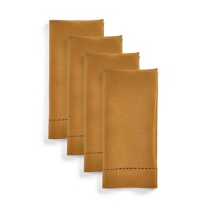 Solino Home Linen Classic Hemstitch Dinner Napkins - 1 of 4