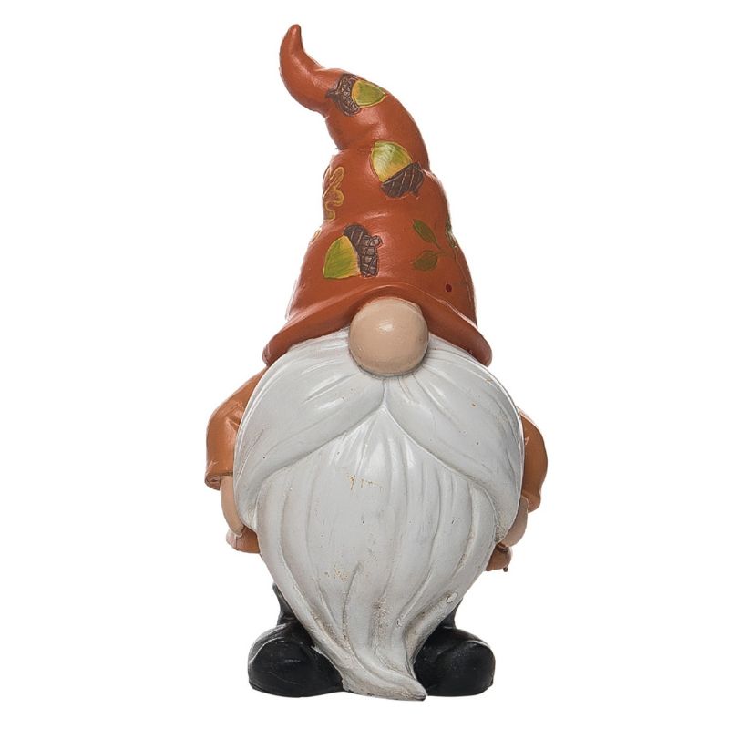 Transpac Resin 8.25 in. Multicolored Harvest Acorn Gnome Figurine, 1 of 2