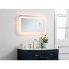 Elegant Lighting Lux 20in x 36in Hardwired LED mirror with magnifier and color changing temperature 3000K/4200K/6000K - 3 of 4