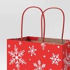 5ct Snowflakes and Candy Canes Cub Christmas Gift Bags - Wondershop™ - 3 of 4