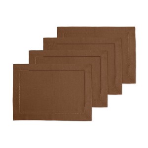 Solino Home Linen Classic Hemstitch Placemats - 1 of 4