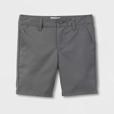 Toddler Boys' Quick Dry Uniform Chino Shorts - Cat & Jack™ Gray