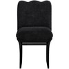 Meridina Furniture,Shaw Black Chenille Fabric Upholstered Dining Chair - 2 of 4