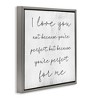 Stupell Industries Love Not Perfect Inspirational Romance, 18" x 18" - 3 of 4