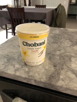 Chobani Vanilla Blended Nonfat Greek Yogurt - 32oz : Target