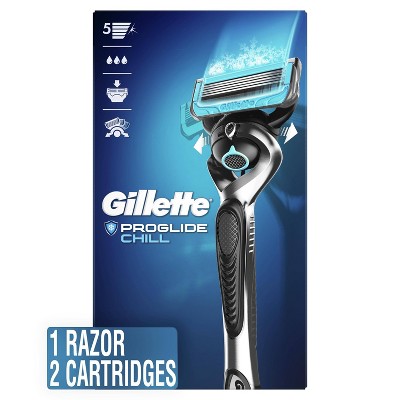 Gillette ProGlide Chill Men's Razor + 2 Razor Blade Refills