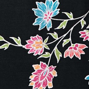 black floral
