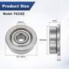 Unique Bargains Chrome Steel Durable Multipurpose Use Flanged Ball Bearing - 3 of 4