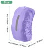 Unique Bargains Waterproof Backpack Rain Cover with a Vertical Reflective Strap for Hiking/Biking 1 Pc - 3 of 4