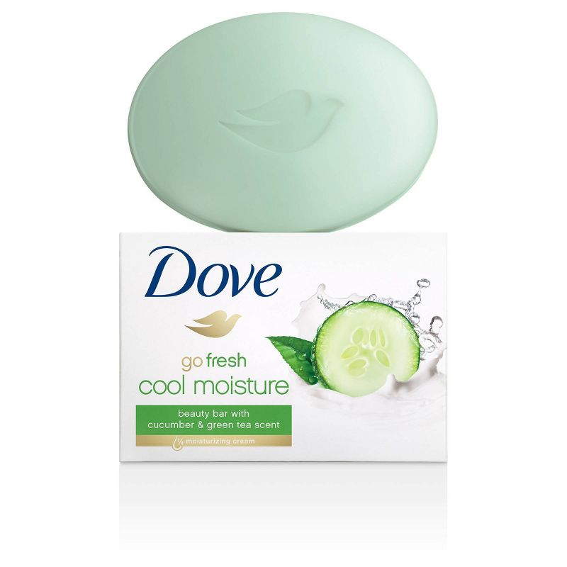 Dove Beauty Cool Moisture Beauty Bar Soap - Cucumber & Green Tea - 3.75oz each, 4 of 5