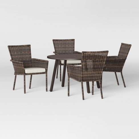 Monroe 5pc Patio Dining Set Linen Threshold Target