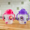 Dr. Brown's 9oz Milestones Baby's First Straw Cup with Weighted Straw - 2pk - Pink/Purple - 2 of 4