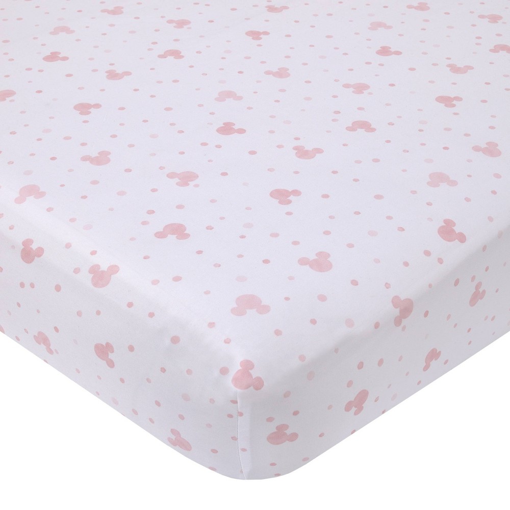 Photos - Bed Linen Disney Minnie Mouse Lovely Little Lady Fitted Crib Sheet