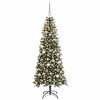 vidaXL Artificial Christmas Tree with 300 LEDs Green 76 x 76 x 180 cm - 3 of 4