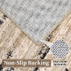Modern Abstract Runner Rug Machine Washable Non-Slip Low Pile Carpet, No-Shedding Stain-Resistant Accent Rug for Hallways Kitchen Bedside - 2 of 4