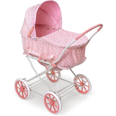 pink infant stroller