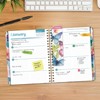HARDCOVER 2026 Planner, 7"x9": 14 Months (Nov 2025-Dec 2026), Daily/Weekly/Monthly,  Bookmark, Pocket Folder w Sticky Notes (Watercolor Butterflies) - 3 of 4