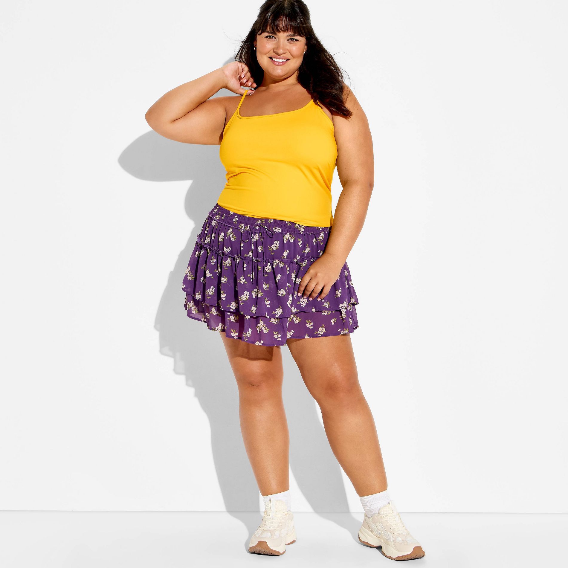 Women's Gameday ButterBliss Braless Cami - Wild Fable™ Yellow 3X