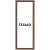 PosterPalooza | 13.5x40 Wide Barnwood Picture Frame, UV Acrylic, 6 Finishes - Grey, Brown, White, and Black - 2 of 4