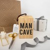 Pavilion Gift Company - Man Cave - Wooden Door Stop - Door Stops - 4 of 4